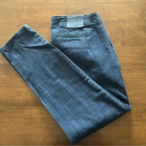 J. Jill Brooklyn Wash Petite Front-Slit Ankle Jeans - Size 6P NWT